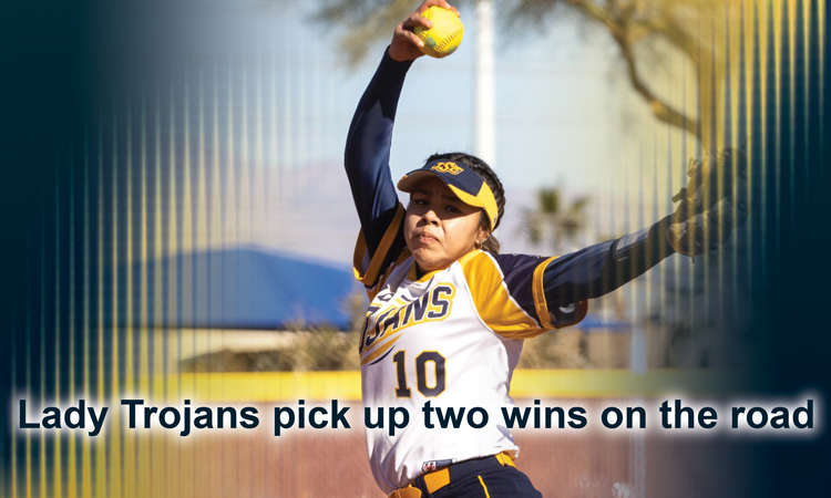 Lady Trojans pick up two wins on the road