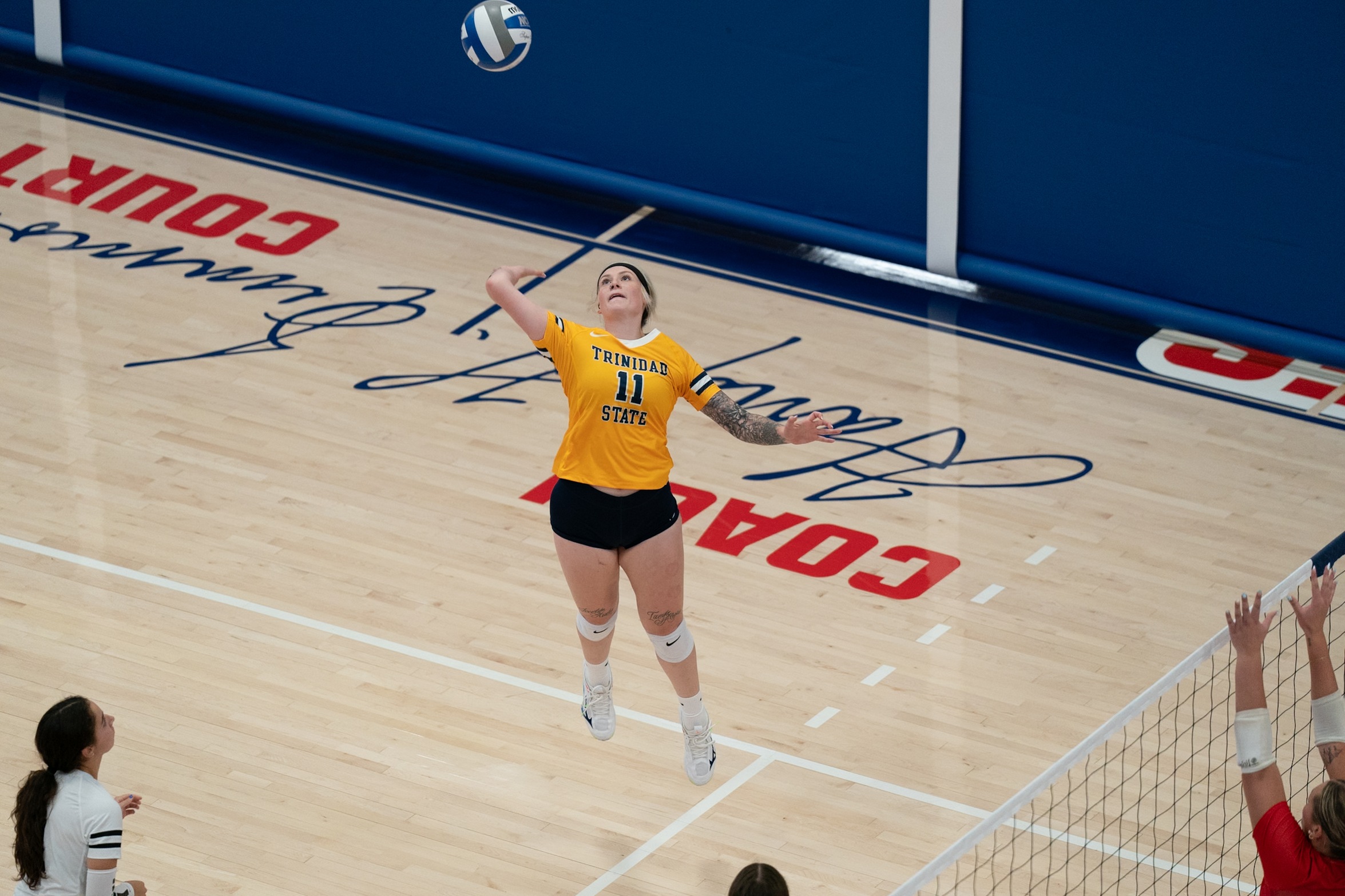 Volleyball Upsets No. 6 Navarro; Goes 3-1 on the Weekend